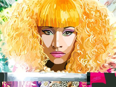 Nicki Minaj Digital Art By Siobhan Bevans Fine Art America