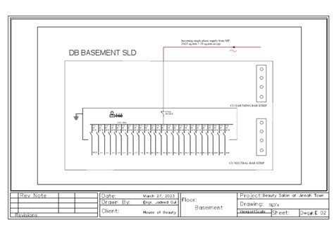 Electrical System Single Line Diagram | PDF 