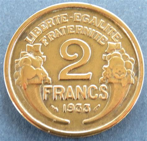 Pi Ce Francs Morlon Cupro R Publique Villers Collections