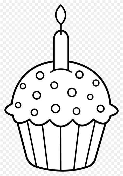 Cute Happy Birthday Cupcake Coloring Pages Happy Birthday Birthday