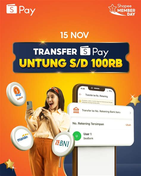 Shopeepay Transfer Gratis Tanpa Batas On Twitter Kabar Gembira