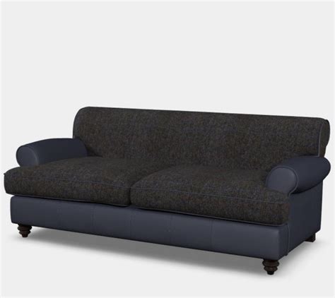 Tetrad Nevis Midi Sofa In Harris Tweed Leather Sofas Hafren