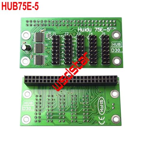 Hd Hub75e-5 Adapter Card Support 1/32 Scan 5*hub75 5*hub75e Only ...