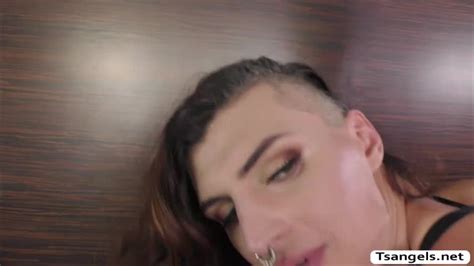 Horny Brunette TS Allysa Etain Awesome Anal With Cumshot AShemaletube