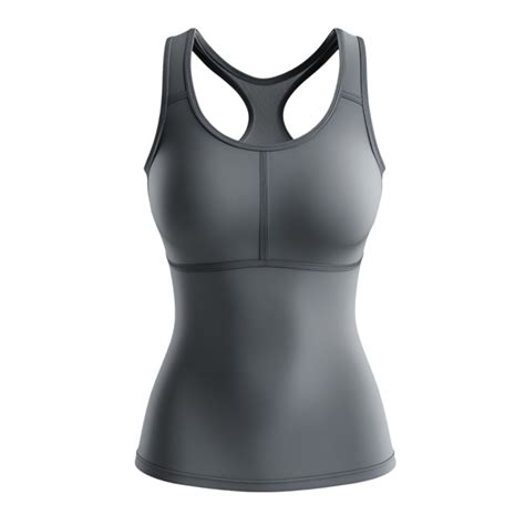 Gray Sports Bra Top On Transparent Background 53821233 Png