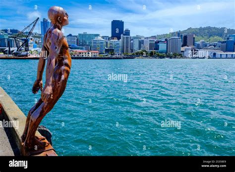 Solace In The Wind The Naked Man Bronze Statue By British Artist Max