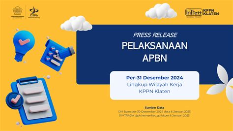 Press Release Kinerja Pelaksanaan Apbn Per Desember Lingkup