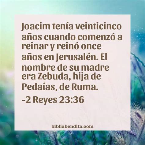 Explicación 2 Reyes 2336 Joacim Tenía Veinticinco Años Cuando