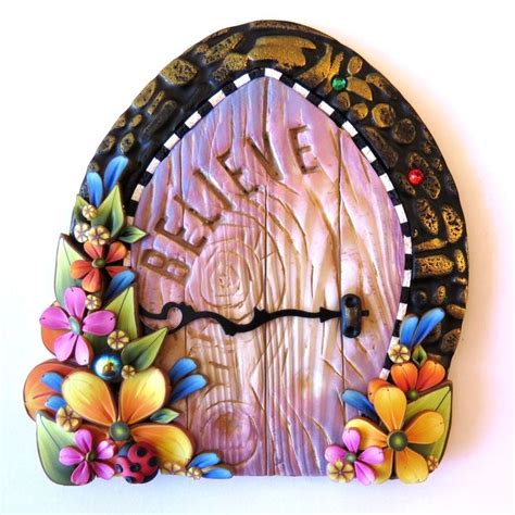 Pin By Andria Cameron On Fairy Door Polymer Clay Fairy Fairy Doors