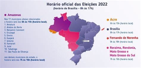 Eleições 2022 Confira Os Horários Oficiais Para Votação Boa Informação