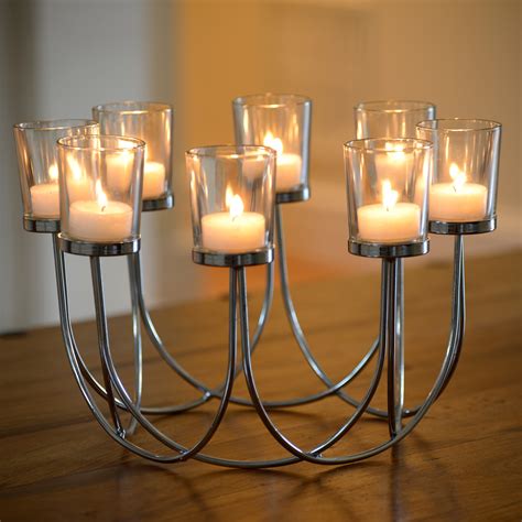 Beautiful Tea Light Glass Candle Holder Wedding Christmas Table ...