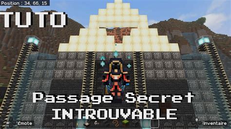 Tuto Passage Secret Introuvable Sur Minecraft Bedrock Youtube