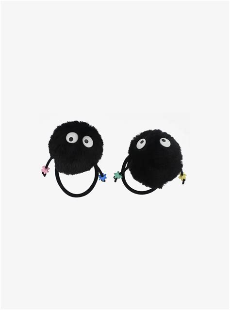 Hot Topic Studio Ghibli Spirited Away Soot Sprite Pom Hair Tie Set At Bramalea City Centre In