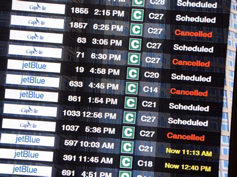 Thousands of travellers hit with flight cancellations to and from