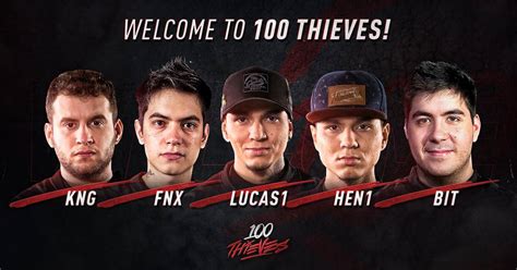 Counter Strike Global Offensive 100 Thieves Anuncia Line Up De CS GO