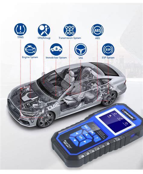 Konnwei Kw Obd Scanner Full Systems Scan Tool Automotive Scanner