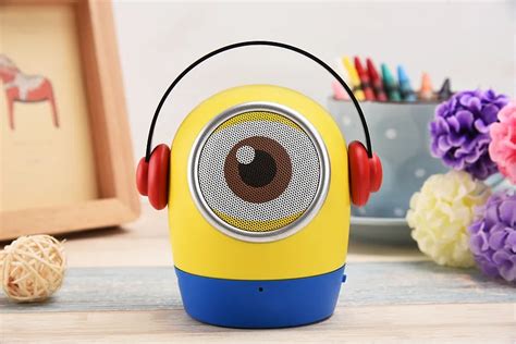 New Minions Mini Portable Blutooth Speaker Despicable Me Cartoon