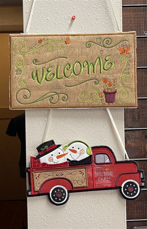 Anita Goodesign Vintage Truck Welcome Sign - Virtual