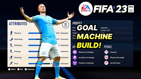 FIFA 23 MONSTER BUILD FOR ERLING HAALAND IN PLAYER CAREER MODE