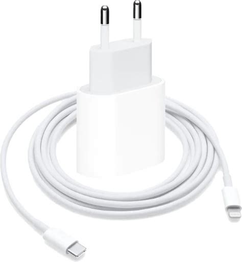 Snellader Geschikt Voor Iphone Power Adapter W Usb C