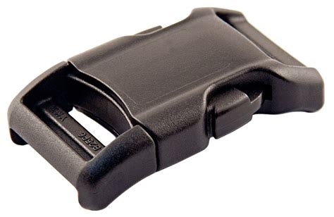 Ykk 1 Inch Contoured Side Release Plastic Buckle Black 10 Pack