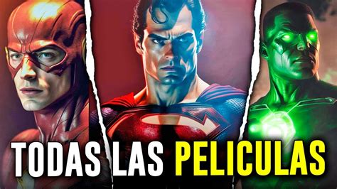 TODAS las películas del NUEVO UNIVERSO de DC de James Gunn Superman