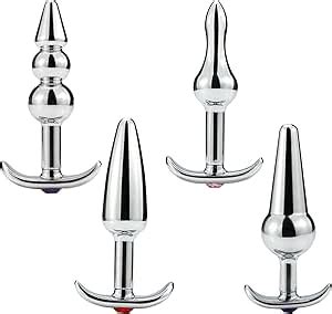Amazon Amazbee Pcs Set Stainless Steel Analplug Metal Butt Plug Training Sex Toys Boat