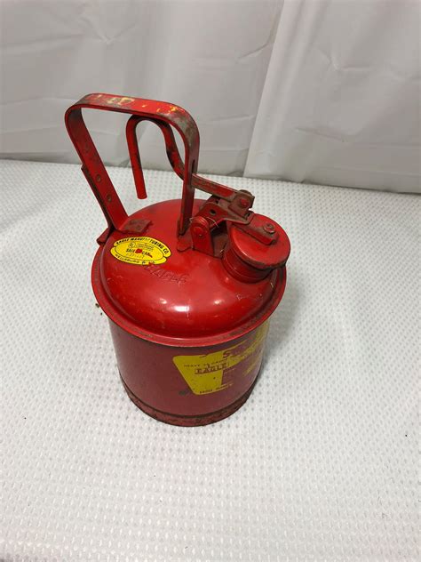 Vintage Eagle 1 Gallon Metal Safety Gas Can U1 10s Type 1 Usa Etsy