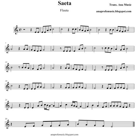 Partitura La Saeta Serrat Para Trompeta Partituras Online