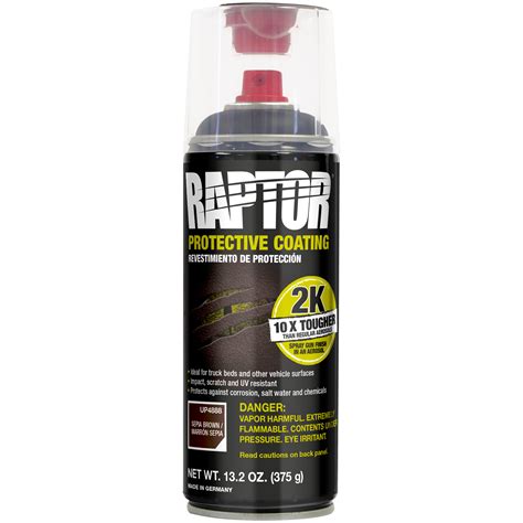 Raptor, 2K Aerosol Sepia Brown, Model# UP4888 | Northern Tool