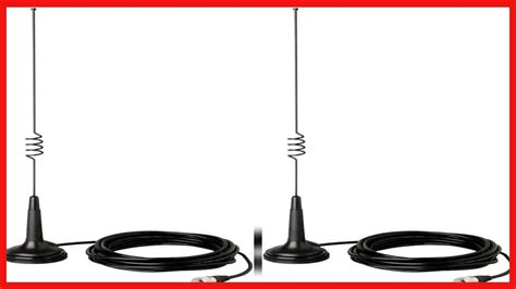 Cobra HG A1000 18 5 Inch Magnetic Mount CB Antenna Heavy Duty Magnet