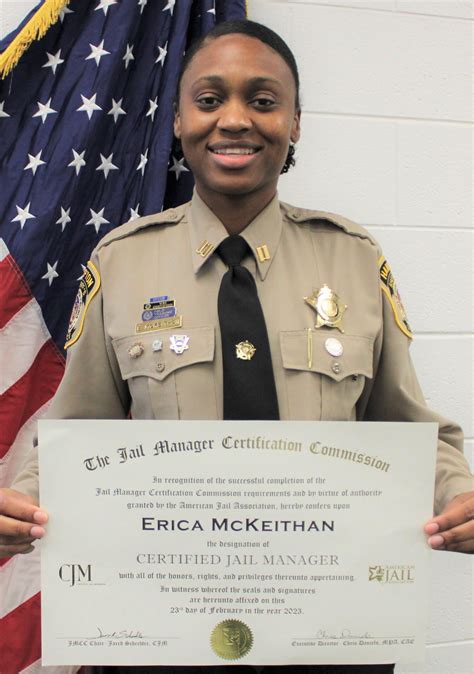 Hampton Sheriff's Office Captain Earns National Jail Manager