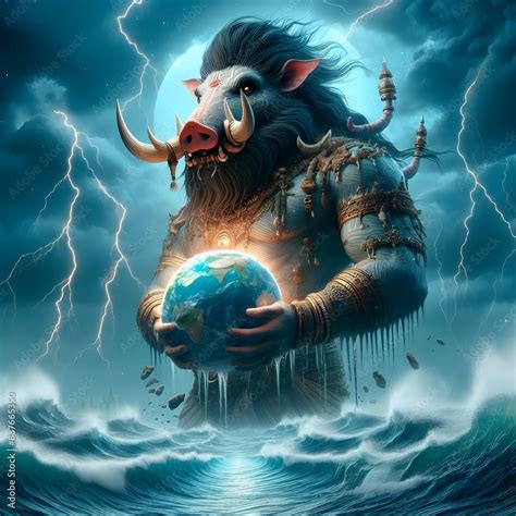 Varaha Avatar Of Vishnu Varaha The 3rd Avatar Of Lord Vishnu The