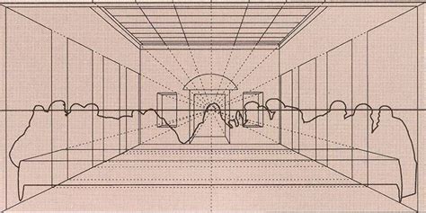 Leonardo Last Supper Perspective