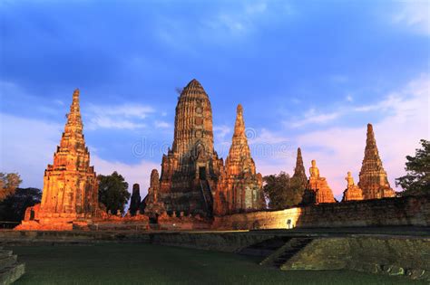 Wat Chaiwatthanaram stock image. Image of ethnicity, local - 30498565