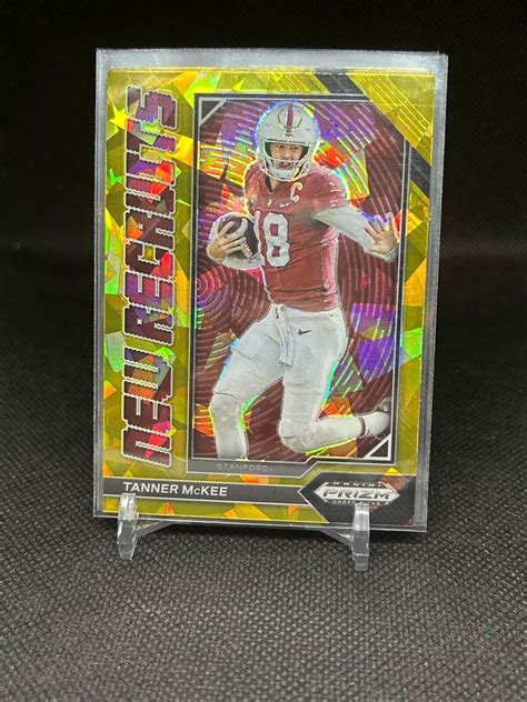 Prizm Draft Picks Gold Ice Rookie Insert Tanner Mckee New Recruits