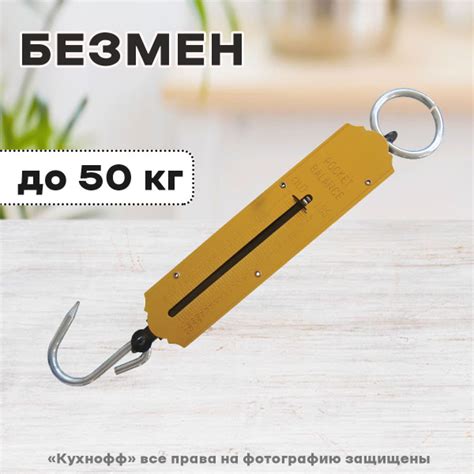 Безмен 50кг металлический вертикальный - купить с доставкой по выгодным ...
