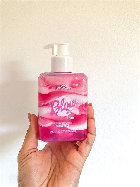 Blow Girl Hidratante Em Gel Para Virilha e Corpo Beijável 320ml Hot Flowers TOP SEXY