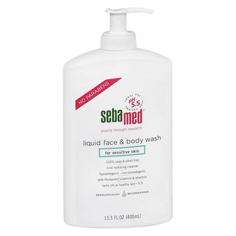 Sebamed Liquid Face And Body Wash For Sensitive Skin Walgreens