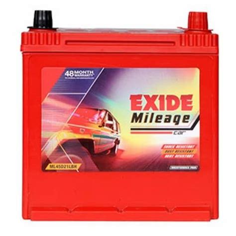 Capacity Ah Exide Mileage Car Battery Model Name Number Fml