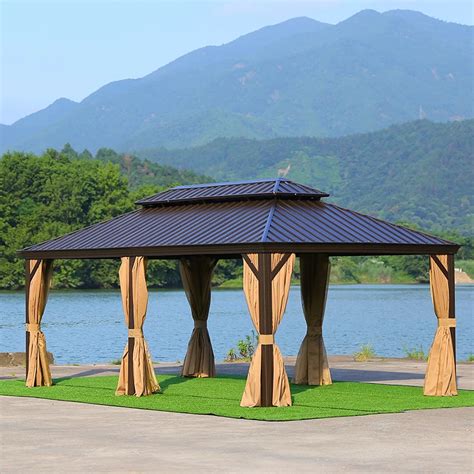 Aluminium Garden Gazebo 3x3 Outdoor Gazebos Canopies Pergolas - Buy ...