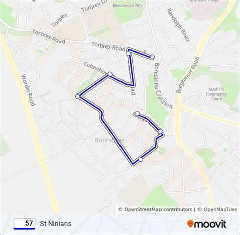 57 Route Schedules Stops And Maps St Ninians Updated