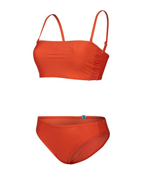 Strój kąpielowy dwuczęściowy damski bikini Arena Team Stripes R S