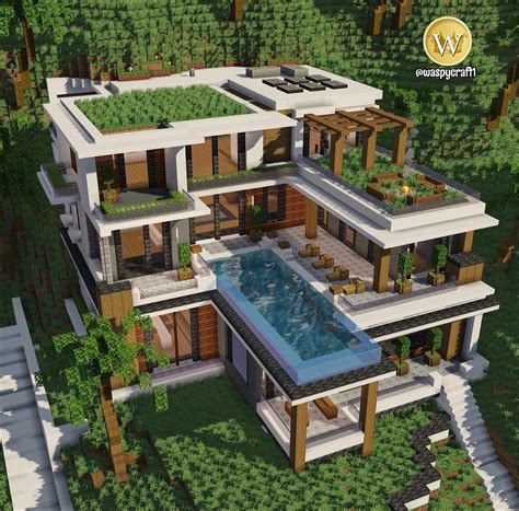 Minecraft Modern Mansion Minecraft Beach House Villa - vrogue.co