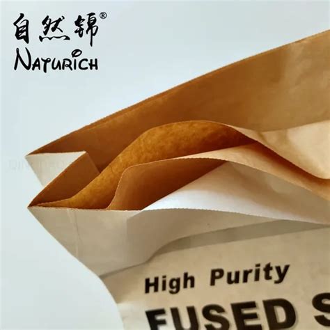 Layers Hot Melt Glue Seal Peal And Seal Kraft Paper Packaging Bag For Food Chemical Material