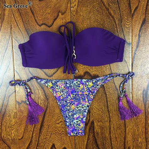 Bikini 2017 0 Low Waist Bikini Set Sexy Thong Swimwear For Women Swimsuit Brazilian Maillot De