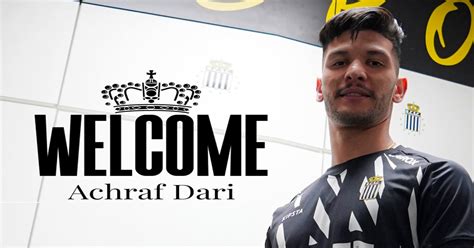 Achraf Dari rejoint en prêt le Sporting de Charleroi en provenance du