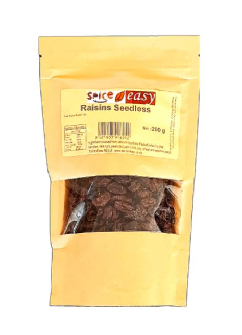 Buy Raisins Seedless New Zealand Spiceneasy