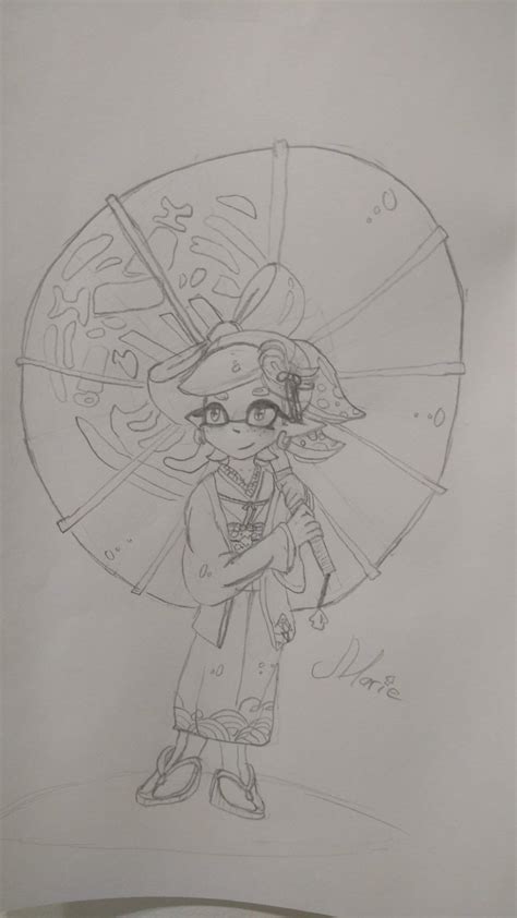 Marie In Her Kimono Wiki Splatoon Amino