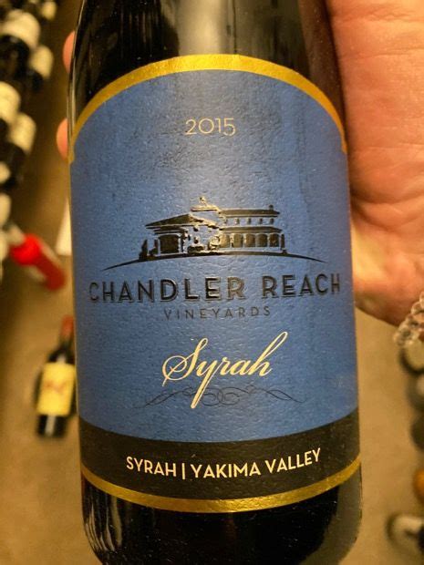 2015 Chandler Reach Vineyards Syrah Usa Washington Columbia Valley